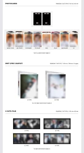 Stray Kids 'Go Live 生' 1st Album 3 VER SET CD+80p PhotoBook+2p PhotoCard+8p Lyric Leaflet+4 Cut Film+Secret Card+Message PhotoCard Set (A + B + C Ver SET) thumbnail 4
