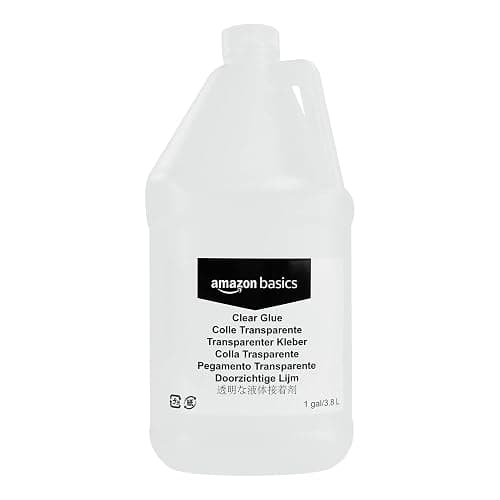 Amazon Basics All Purpose Washable Clear Liquid School Glue for Making Slime, Paper, Cardboard, Wood, Craft Projects, 128 fl oz thumbnail 2