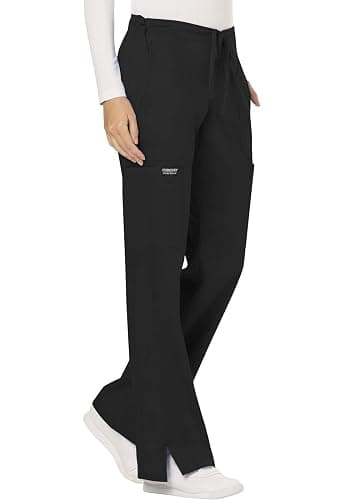 Cherokee Scrubs for Women Mid Rise Moderate Flare Drawstring Pant with 5 Pockets, Ultra Soft & Breathable Fabric - WW120 thumbnail 7