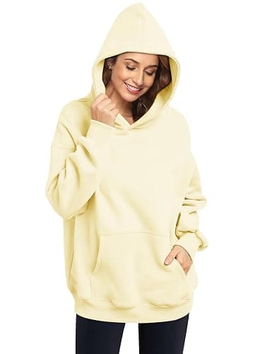 Baonmy Oversized Hoodies Fleece Sweatshirts Women Hoodies Long Sleeve Sweaters with Pocket Fall Clothes thumbnail 3