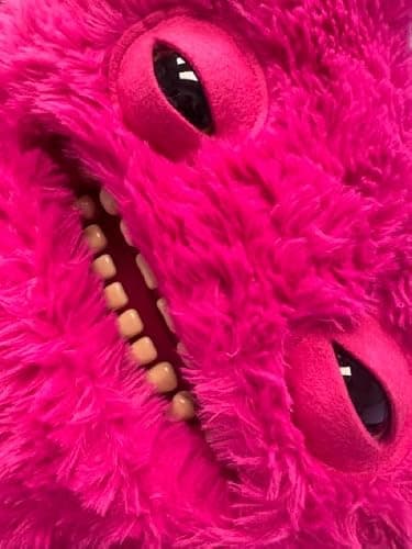 ZURU Fugglers Bigg Fuggs - Big Funny Ugly Monster Plush - 17 inches (Mr Buttons (Pink)) thumbnail 4