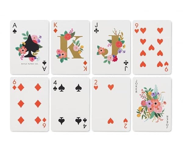RIFLE PAPER CO. Garden Party Themed Playing Cards for Adults, Standard Deck of Cards for Card Games and Poker at Home or Party, Beautiful Printed Floral Design thumbnail 6