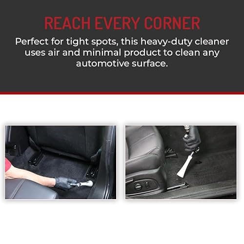 HI-TECH Vortex II Air Cleaning Gun – Pro Auto Detailing Tool for Deep Cleaning Interiors & Exteriors – Uses Air Compressor – Blasts Dust, Dirt & Grime Fast thumbnail 6