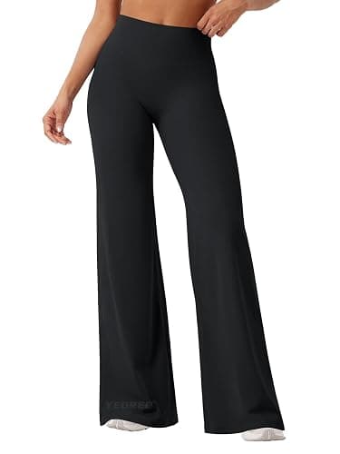 YEOREO Ease Workout Leggings Womens Straight Leggings Eddiy Gym Yoga Pants | 29"/31.5"/33"/35",No Front Seam,High Waist,Buttery,Booty Lifting,Wide Leg - Image 1