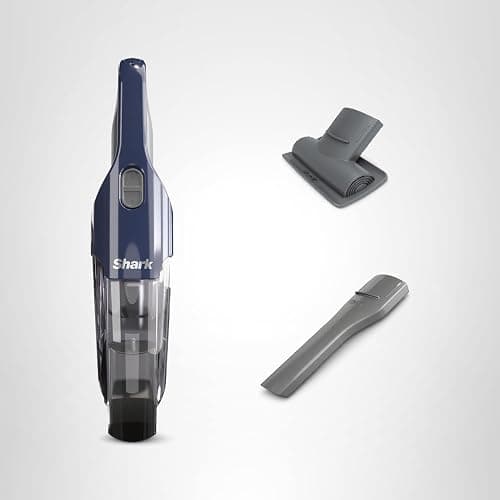 Shark Cyclone PET Handheld Vacuum with 8" Crevice Tool, HyperVelocity Suction, Navy Blue/Grey, CH701 thumbnail 10