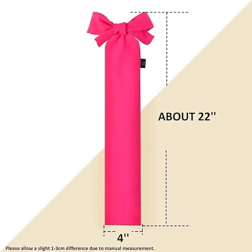Harrison Howard Stretchy Horse Tail Guard - Breathable & Protects - Slip On Design - 2 Strand Closure - 22" L Light Pink thumbnail 4