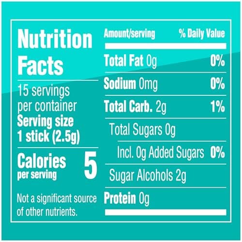 EXTRA Polar Ice Chewing Gum Packs, Sugar Free Gum in Bulk with Strong Mint Flavor for Freshening Breath, 15 Sticks (10 Pack) for Long Lasting Freshness thumbnail 2