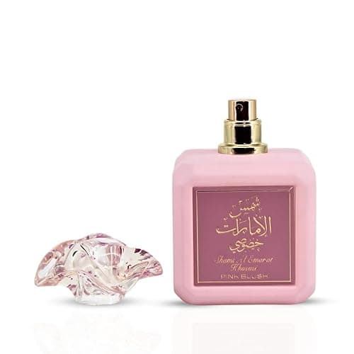 Ard al Zaafaran Pink Blush Shams Al Emarat Khususi, Marshmallow Blush Perfume For Women, Eau de Parfum - 100 ML (3.4 OZ) Romantic & Sweet Arabian Perfume - A Captivating Scent wrapped in Pink Bottle thumbnail 6