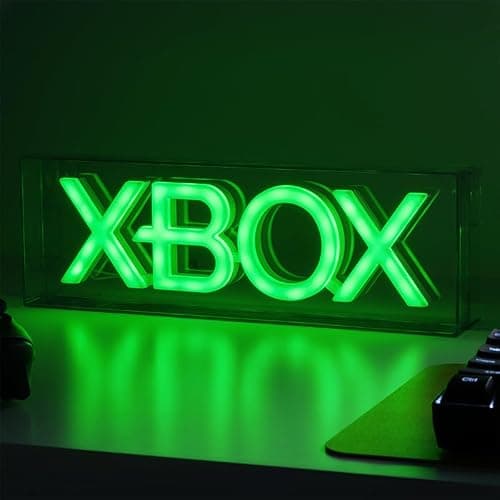 Paladone Xbox LED Neon Light, Free Standing or Wall Mountable Gaming Desk Accessories, Game Room Decor & Gift for Gamers, 11.7" Wide thumbnail 5