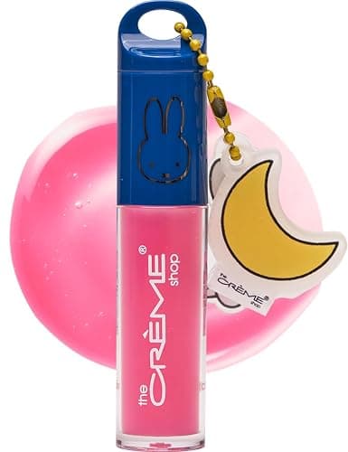 The Crème Shop Miffy Lip Oil with Key Chain and Miffy charms, Gloss Finish, Long Wear, Formulated with Jojoba Oil, Sunflower Oil to hydrate and plump lips, Korean formula - Dragonfruit - Image 1