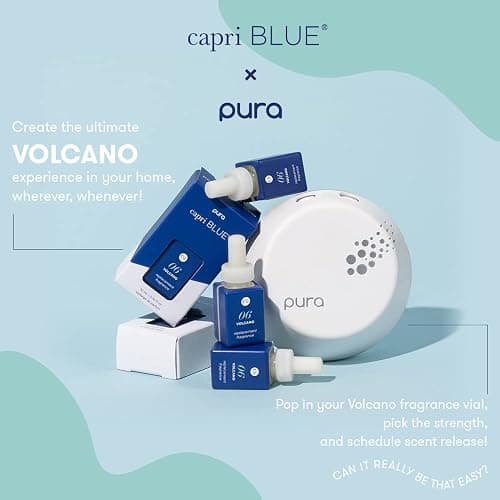 Capri Blue Pura Smart Home Plug-in Diffuser Refills – Includes 2 Capri Blue Pura Refills for Plug In Diffusers for Home - Long Lasting Luxury Scents - Volcano (Pack of 2) thumbnail 6