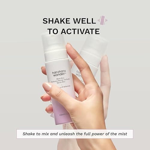 haruharu Wonder Black Rice Probiotics 2% NAD+ Serum Mist, Ultra-Fine Mist, Hydrating & Plumping, Barrier Support, Sensitive Skin, Ceramide, Korean Skincare, Vegan, 2.70 fl.oz thumbnail 6