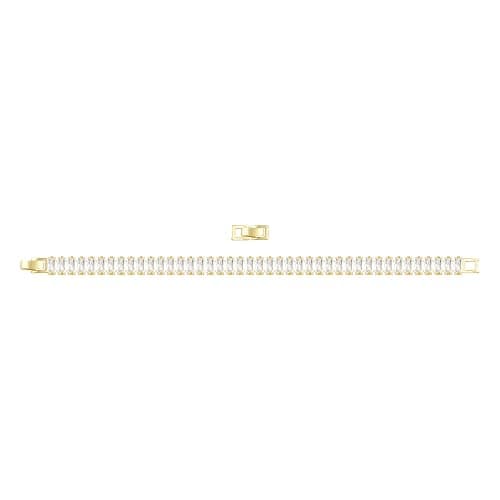 Fydesta 14K Gold Plated Tennis Bracelet for Women – Classic CZ Link Design, Fits 6.0"–7.2" Wrists – Stylish Sparkling Jewelry Gift, Timeless Tennis Bracelets for Women thumbnail 2