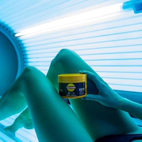 Carroten Intensive Tanning Gel | Browning Indoor/Outdoor Tan Accelerator | Non-Greasy, Water-Resistant with Carrot & Coconut Oil | Vitamin A & E For Moisture & Hydration | 5 Fl Oz + Spatula thumbnail 3