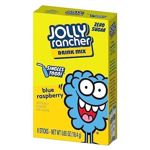 Jolly Rancher SINGLES TO GO! Drink Mix WaterTok Bundle - Blue Raspberry, Green Apple, Watermelon and Cherry Drink Mix thumbnail 3