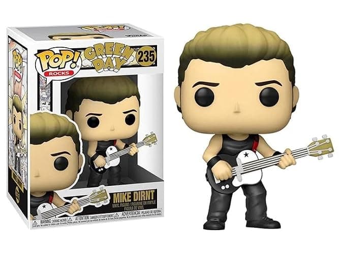 Funko Green Day + Pop Protector: Pop! Punk Rocks Vinyl Figure (Gift Set Bundled with ToyBop Brand Box Protector Collector Case) (Mike Dirnt with Bass Guitar #235/56725) - Image 1