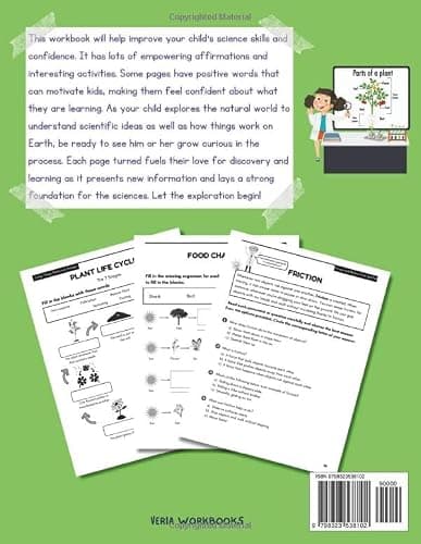 3rd Grade Science Workbook: Grade 3 Life Science, Ecosystems, Earth, Living Things, Weather, Climate, Nature, The Environment, Forces and Motion, Fun Activities & Encouraging Words for Kids thumbnail 2