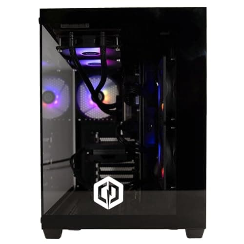 CyberpowerPC Luxe PC Gamer - Intel Core i9-12900KF, Nvidia RTX 5080 16Go, RAM 32Go, SSD NVMe 1To, 850W 80+ PSU, Wi-FI, Refroidissement Liquide, Windows 11, Ark RGB thumbnail 4