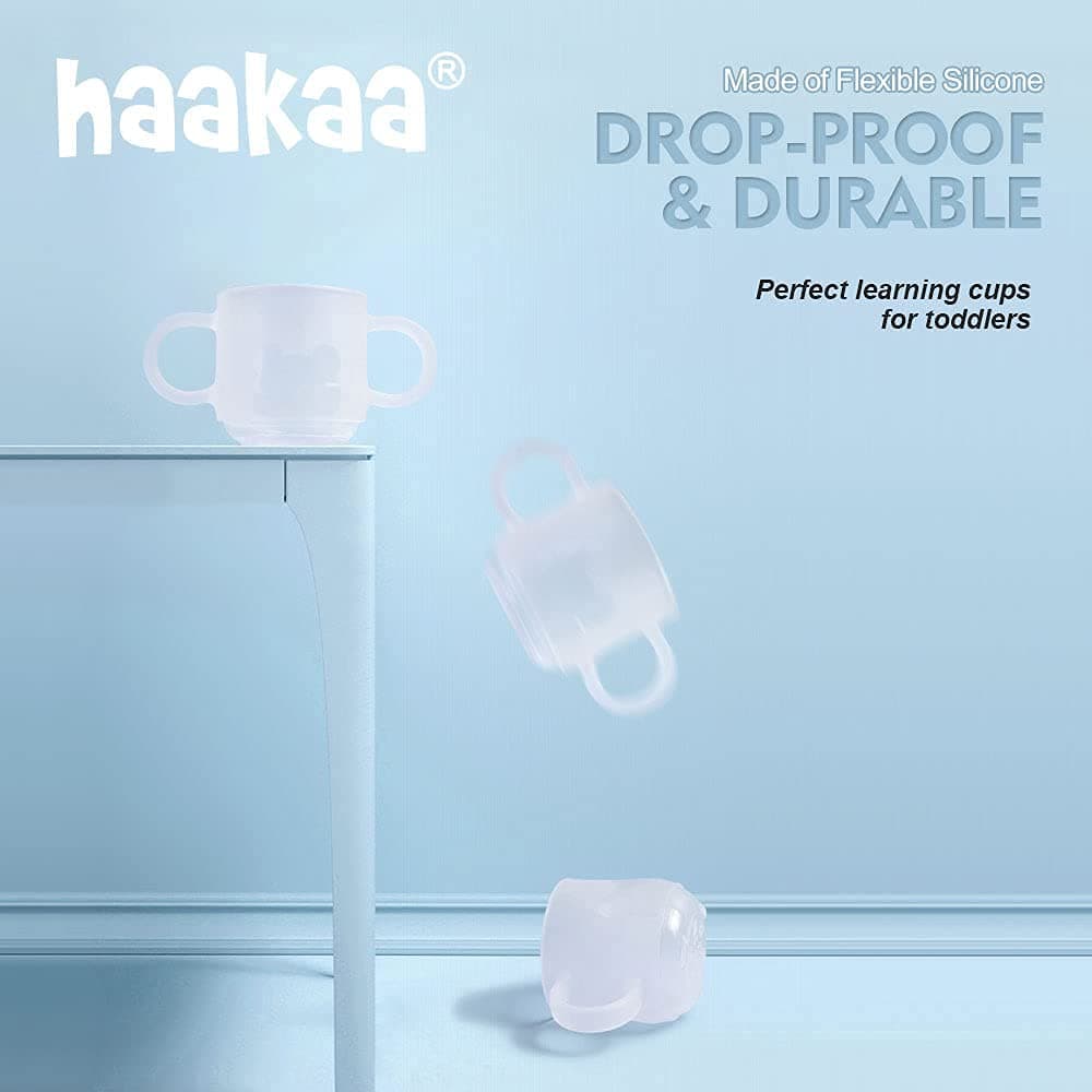 haakaa Silicone Toddler Cups, BPA Free Drop-Proof Training Cups for Baby 6 Months+, 142ml thumbnail 3