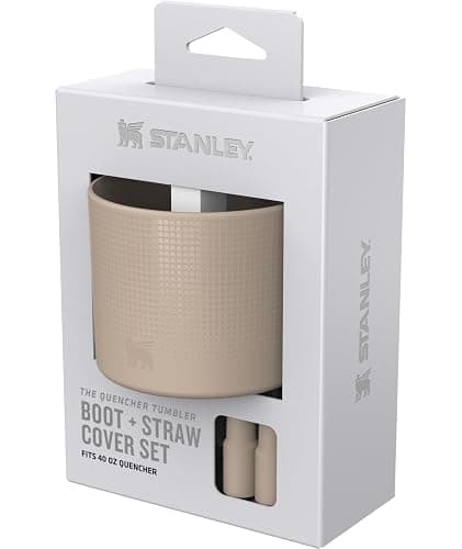 Stanley Quencher Boot and Straw Cover Cap | Anti-Slip Silicone Protector for Tumbler with Handle | Accessory Set for Stainless Steel Drinking Cup | BPA-Free thumbnail 2