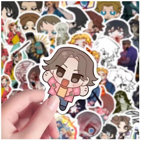 50Pcs Anime Stationery Stickers Horror Mouthwashing Game Sticker Stationery Student Cartoon Waterproof Graffiti Decorate thumbnail 3
