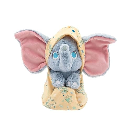 DISNEY STORE Babies Collection: Dumbo Plush in Swaddle with Detailed Plush Features - Official Soft Toy - Stuffed Animals for Babies - Perfect for Fans & Kids thumbnail 2