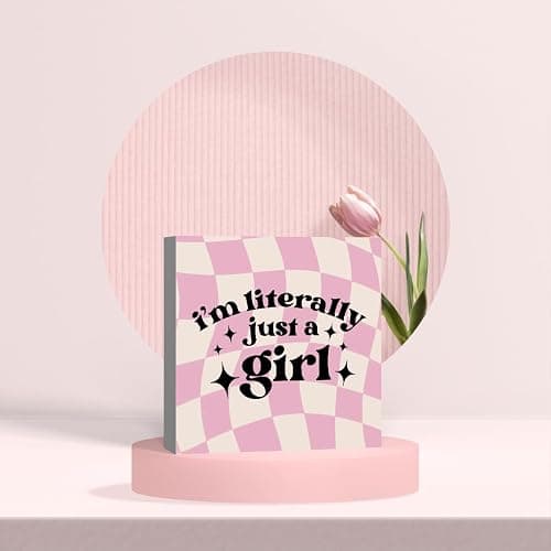 iRudyard Cute Pink Bow Coquette Room Decor, Wooden Box Sign, Girly Wall Decor, Preppy Desk Shelf Tabletop Decor thumbnail 2