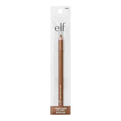 e.l.f. Cream Glide Lip Liner, Highly-Pigmented Pencil For Shaping & Sculpting Lips, Semi-Matte Finish, Vegan & Cruelty-Free, Baddest Beige thumbnail 8