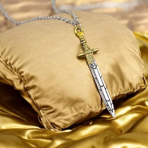 PRINCESS CUTENESS STORE Riptide Sword Sea of Monsters Demigod Olympian Pendant Necklace Annabeth Chase Percy Jackson thumbnail 4