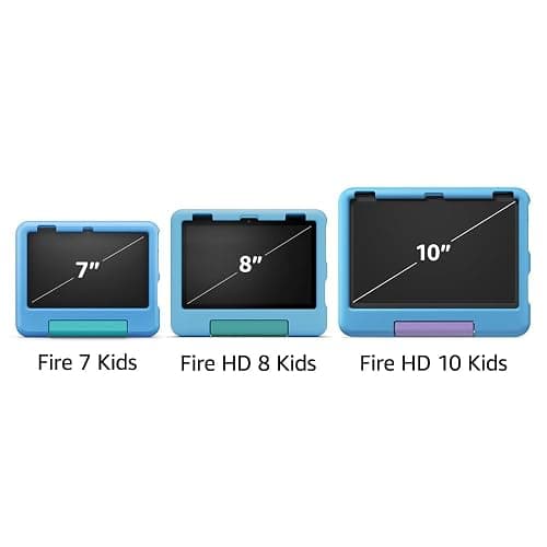 Amazon Fire HD 8 Kids tablet (newest model), ages 3-7. With bright 8" HD screen. Includes ad-free and exclusive content, parental controls and 13-hr battery, 32GB, Blue thumbnail 4