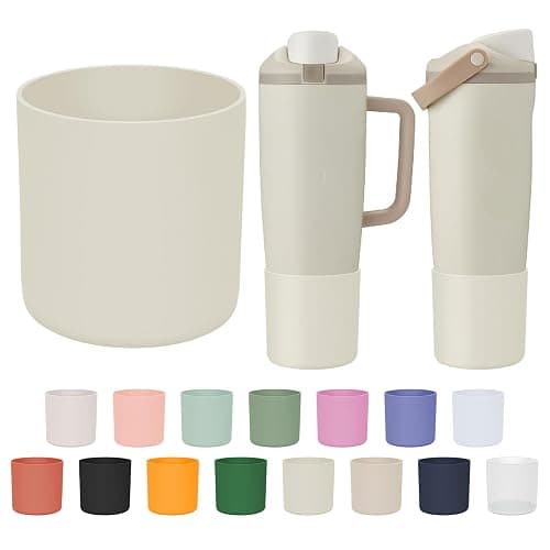 Silicone Higher Boot Compatible with Owala 30oz & 40oz FreeSip Sway Bottles & Tumblers, Large Protection Anti-slip Bottom Cover Sleeve for Freesip Sway Tumbler and Bottle - Image 1
