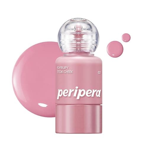 PERIPERA SYRUPY TOK CHEEK Liquid Blush| Dewy Finish with Long-Lasting Hydration, Buildable & Blendable Color, Natural Glow for Cheeks, Safe for Sensitive Skin (02 MILKY LAVENDER) - Image 1