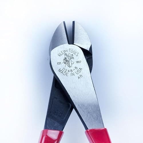 Klein Tools D248-8 Pliers, Diagol Cutting Multi-Purpose Pliers with Angled Head, High-Leverage Design, and Short Jaw, 8-Inch thumbnail 8