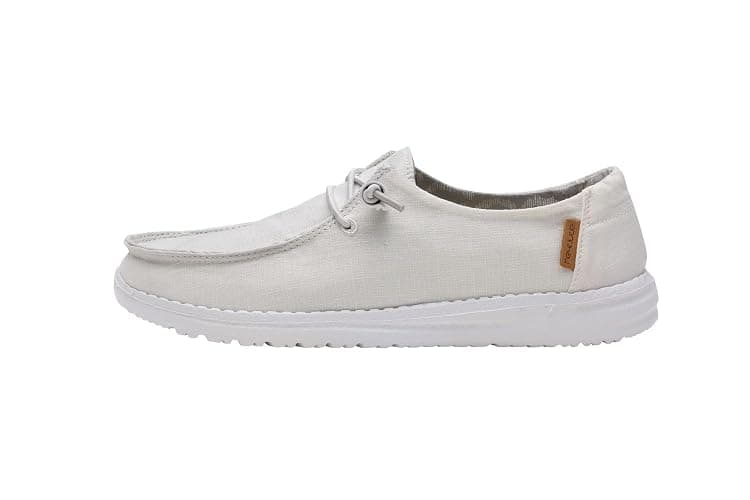 Hey Dude Women's Wendy Chambray Lace-Up Loafer - Image 1