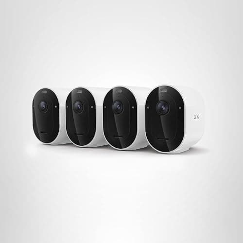 Arlo Pro Security Camera 2K HDR (6th Gen, 2025 Release) - Wireless Outdoor Camera, Rechargeable Removeable Battery, Event Captions, Emergency Response, 1-Month Trial of Secure Plan, 4 Cam, White thumbnail 8