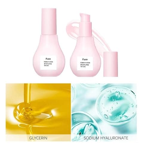 Watermelon Moisturizer Facial Serum, Hydrating Glow Priming Liquid Highlighter. thumbnail 8