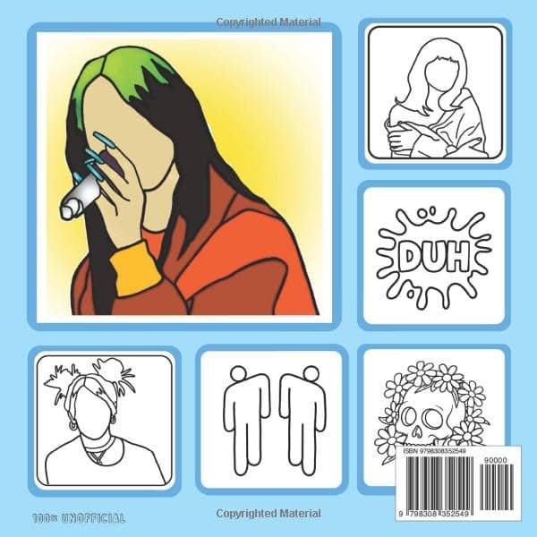 Billie: Bold and Easy Coloring Book for Adults and Teens, Bold and Easy Designs for Relaxation Featuring Cute illustrations (Bold & Easy Coloring) thumbnail 2