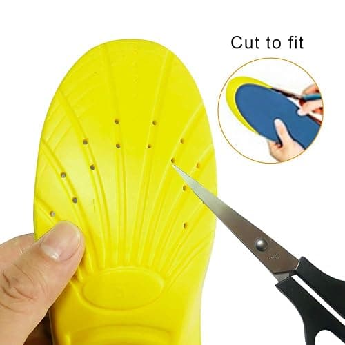 Shoe Insoles for Women Men and Kids, Memory Foam Insoles, Comfortable Sports Shoe Inserts for Shock Absorption and Relieve Foot Pain, Plantar Fasciitis Arch Support Insoles, M(Men 6-9/ Women 7-11) thumbnail 6