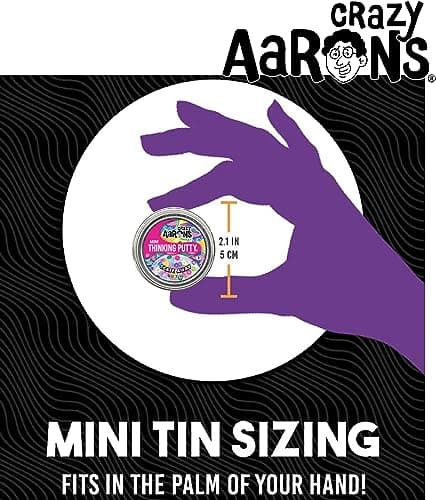 Crazy Aaron's Putty Mini Tins Daydream, Skate Away, Fairy Sprinkles & Love is in The Air Gift Set Bundle - 4 Pack (13.3g Each) thumbnail 4