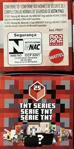 Minecraft TNT Series 25 Mini Figure Mystery Pack (Bundle of 3 Packs) thumbnail 3