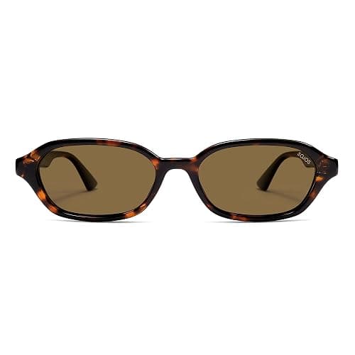 SOJOS Retro Rechteckige Polarisierte Sonnenbrille Damen Herren Schmale Hexagonal Trendy Y2K Brille UV400 Schutz Geeignet für Breite Gesichter, SJ2629 thumbnail 2