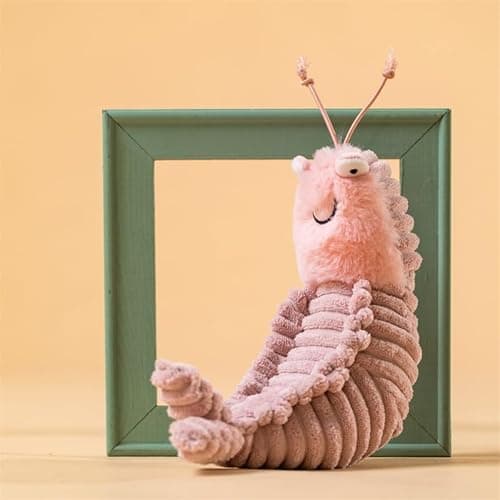 STARTONYOU 22cm Rosa Plüsch Mantis Shrimp,Süße Garnelenpuppe,Süße Mantis Shrimp Puppe, Fortable Bequemes Weiches Kissen,Sweet Cuddle Cotton Stuffed Toy thumbnail 2