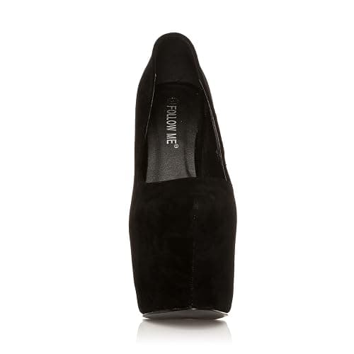 Core Collection Womens Slip ON Platform Stiletto HIGH Heels Party Court Shoes thumbnail 8