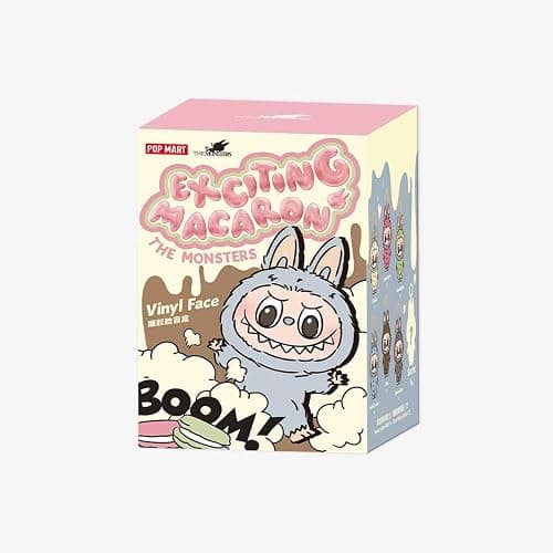 Exciting Macaron Vinyl Face - 1 Blind Box by POP MART: THE MONSTERS LABUBU - Image 1