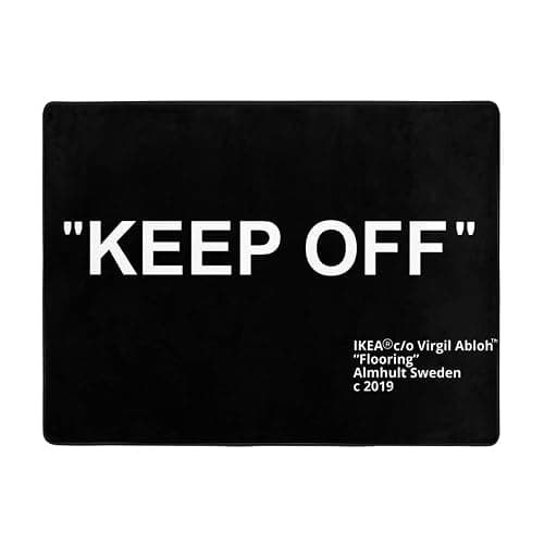 YIKUDU Keep Off Large Rugs Floor Mat Modern Carpet for Home Decoration Area Rug,Cozy Art Decoration Polyester Carpet 36 x 24 inch thumbnail 2