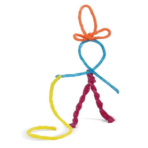 Wikki Stix for Doodlers - Kid's Travel Essential: Portable Creativity On-The-Go! Pack of 24 Wikki Stix in Neon and Primary Colors. Made in USA ! 3 & Up. thumbnail 6