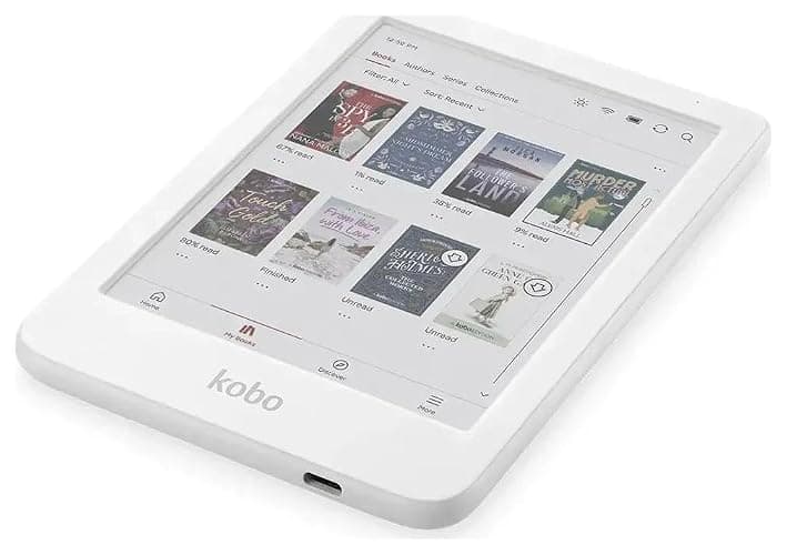 Kobo Clara Colour - Lector electrónico a Color | Pantalla Kaleido 3 de 6 Pulgadas sin Reflejos a Color y Tinta | Opción de Modo Oscuro | Resistente al Agua | Audiolibros | 16 GB de Almacenamiento thumbnail 2