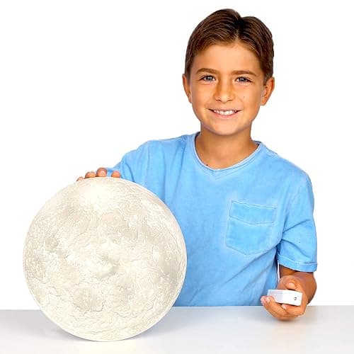 Uncle Milton Moon in My Room - 12 Light-Up Lunar Phases, Remote Control or Automatic, STEM Toy, Great Gift for Boys & Girls Ages 6+ thumbnail 6