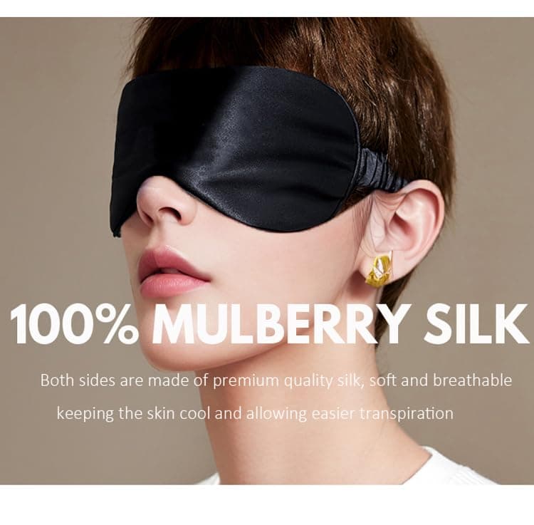 Eye Mask,100% Mulberry High-end Pure Silk Sleep Mask with Gift Box, H HOME-MART Luxuriously Padded Silk Eye Sleeping Mask Silk Eye Mask Comfortable Soft Silk Sleep Masks for Men Women Traveling - Pink thumbnail 5