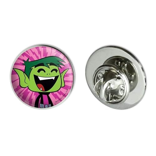 Teen Titans Go! Beast Boy Metal 0.75" Lapel Hat Pin Tie Tack Pinback - Image 1